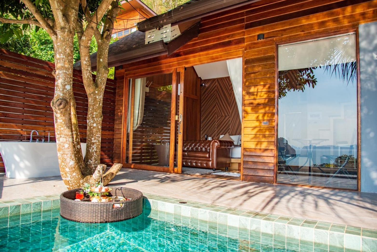 เขาทองพูลวิลล่ากระบี่ Khaotong Pool Villa Krabi Ban Nai Sa Eksteriør billede
