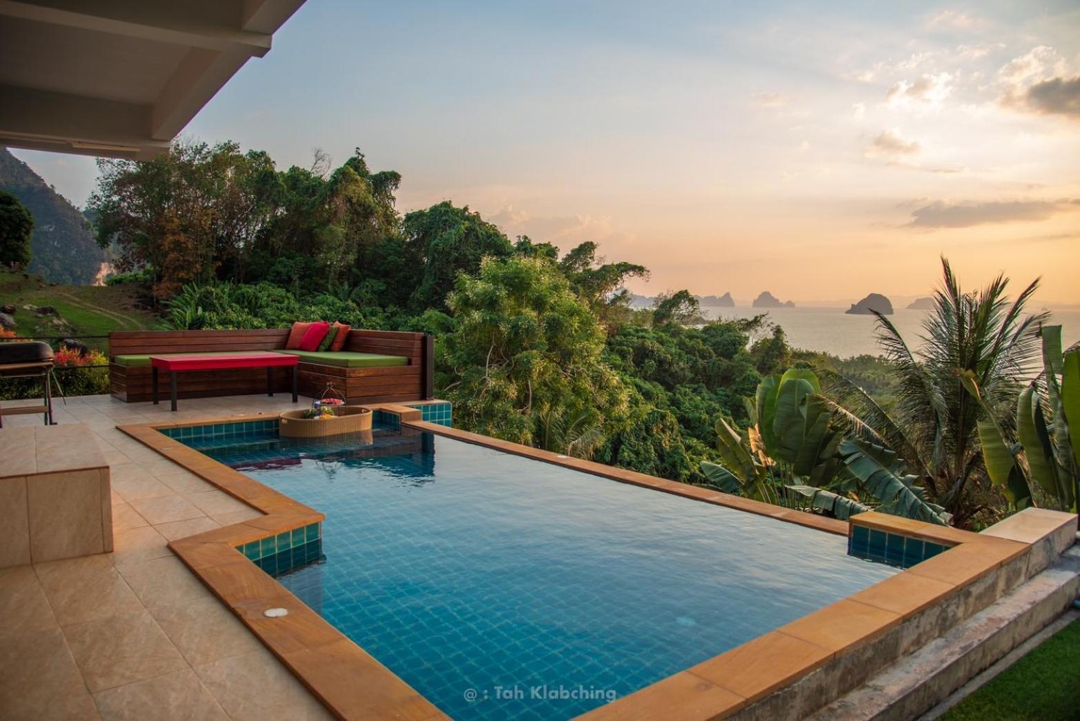 เขาทองพูลวิลล่ากระบี่ Khaotong Pool Villa Krabi Ban Nai Sa Eksteriør billede